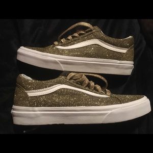 Gold Glitter Old Skool Vans